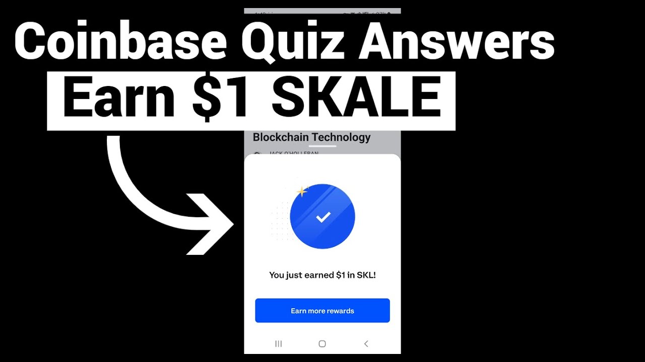 Earn Crypto While Learning About Crypto - Coinbase Quiz Answers