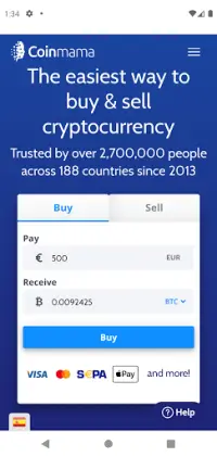 Coinmama: Crypto Wallet App Latest Android APK Free Quick Download- Juxia