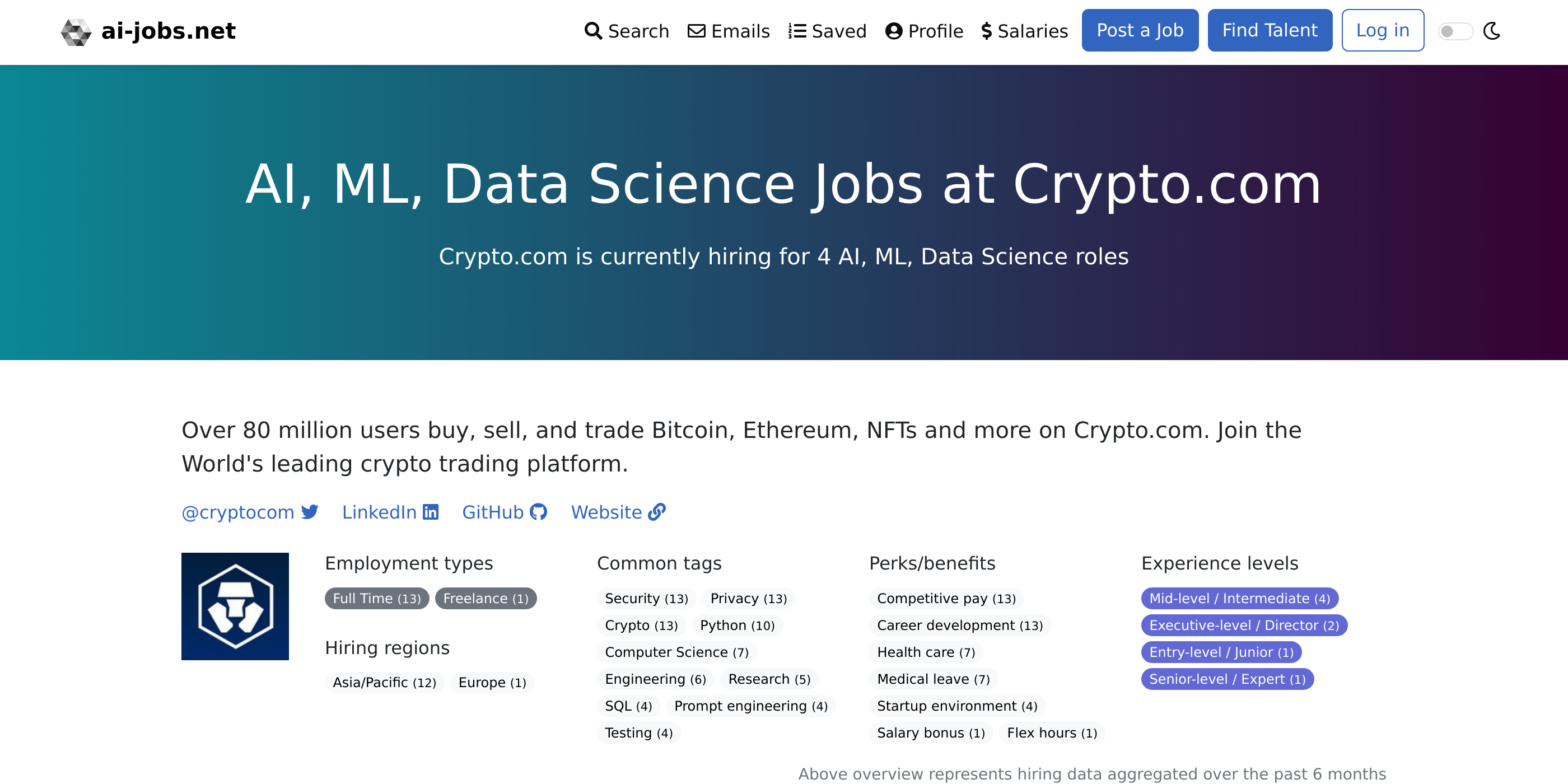Data Science jobs in the crypto space - Crypto Valley Jobs