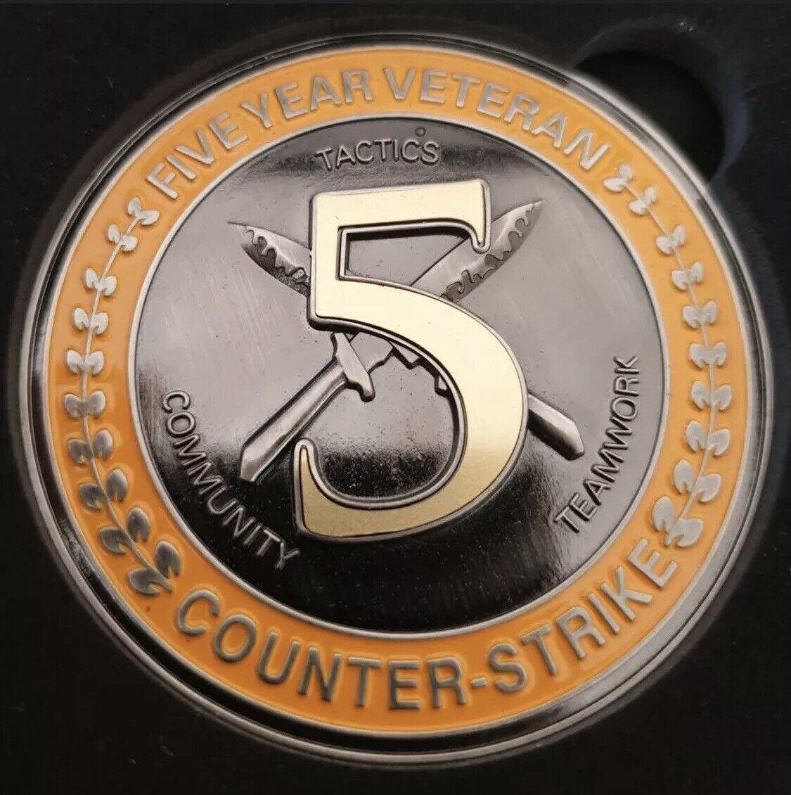 STL file CSGO 5 year veteran coin 🪙・3D print design to download・Cults