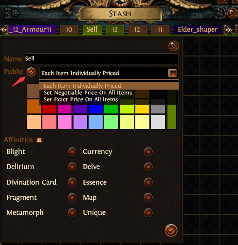 Gameplay Help and Discussion - How to trade for exotic currency from stash? - Forum - Path of Exile