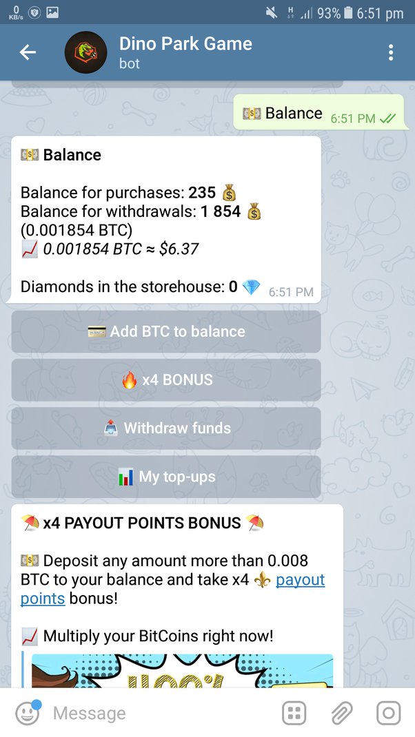 Telegram bot Telegram Money Bot — @money_bot