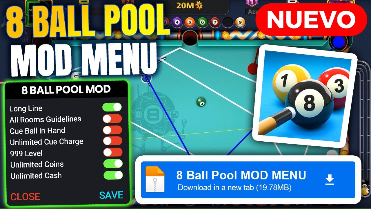 8 Ball Pool MOD APK v (Unlimited Cue, Long Line, Menu) - Apkmody