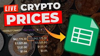 How to get Crypto prices using Google Finance and spreadsheets easy (Updated: ) - Home