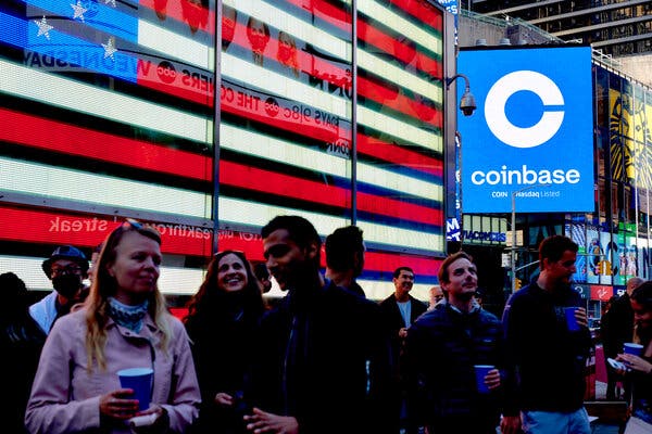 Coinbase goes public with a nearly $ billion valuation | CNN Business