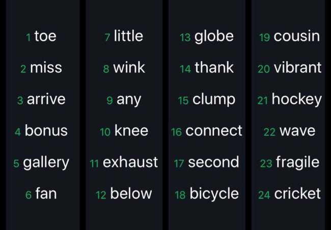 BIP39 - Mnemonic Code