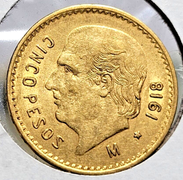 Buy 5 Peso Mexican Gold Coin - Varied Year - Guidance Corporation