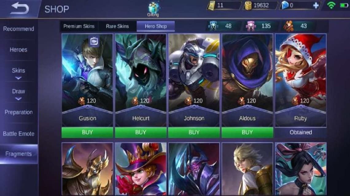 Mobile Legends Accounts for sale - FunPay