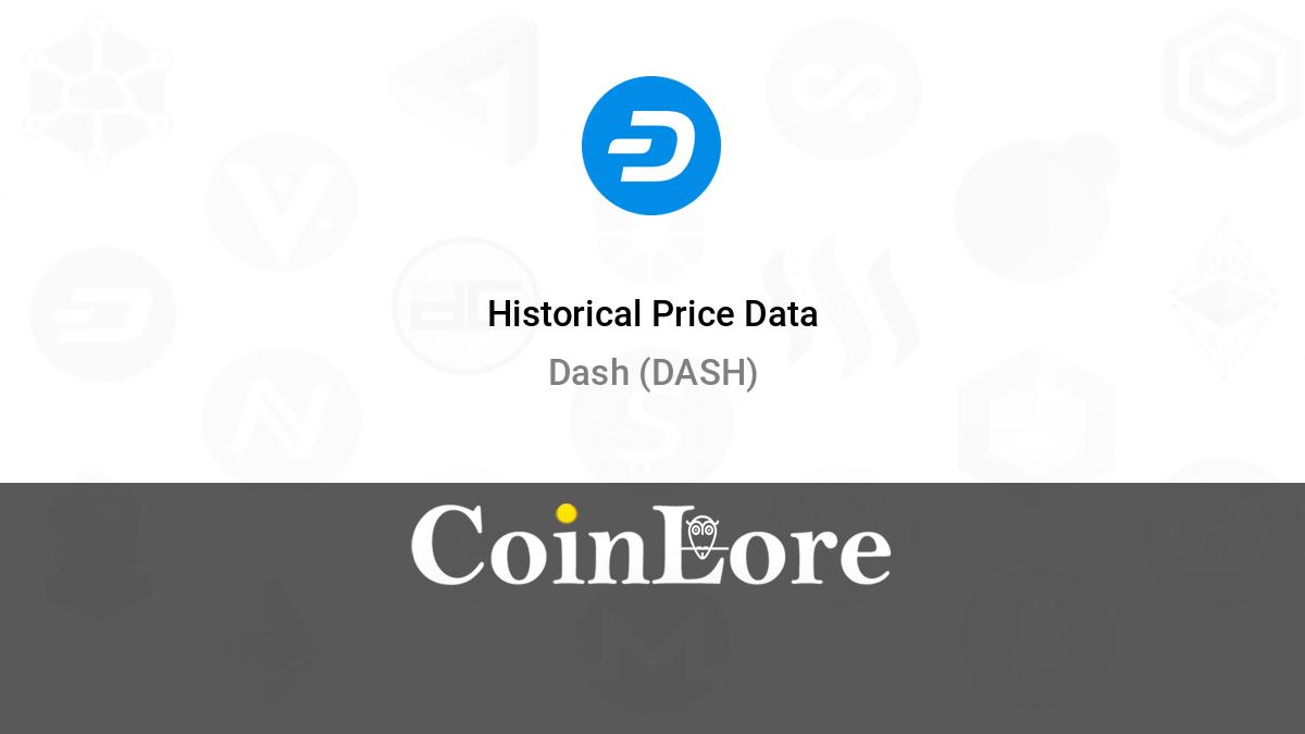 Dash price today, DASH to USD live price, marketcap and chart | CoinMarketCap