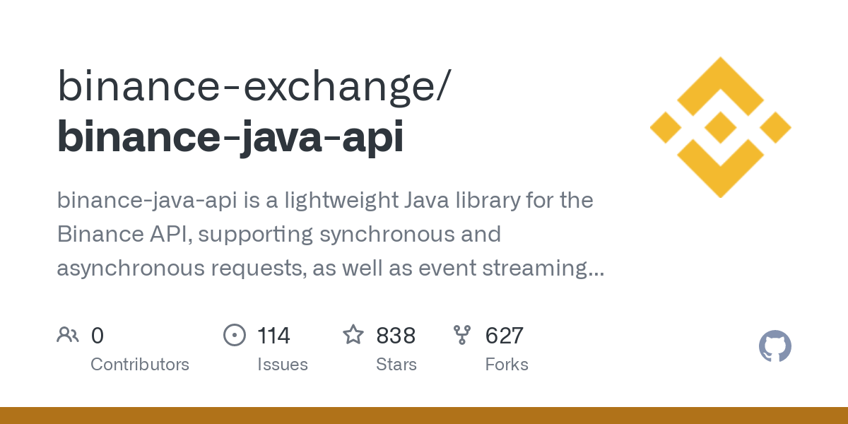 Best design for a Java Bot - Spot/Margin API - Binance Developer Community