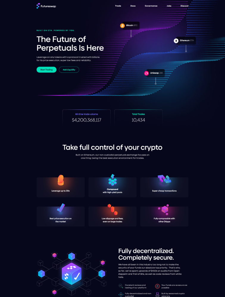 Cryptocurrency - Landing Page Template