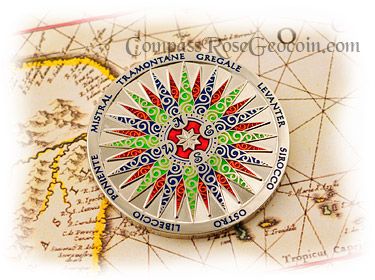 Compass Rose GeocoinÂ® Contest - PodCacher: Geocaching Goodness