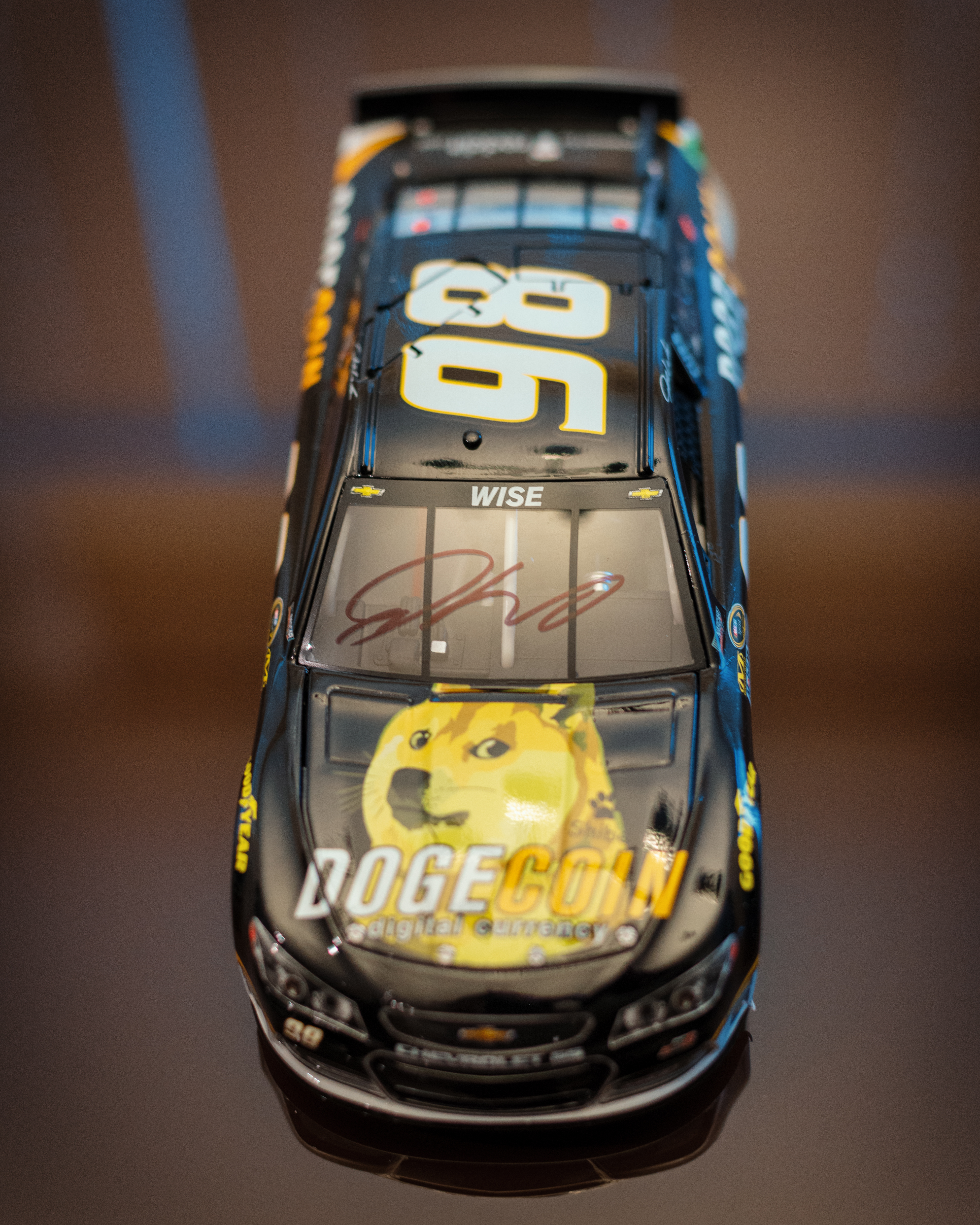 Josh Wise #98 Dogecoin Ford | Model Racing Cars | hobbyDB