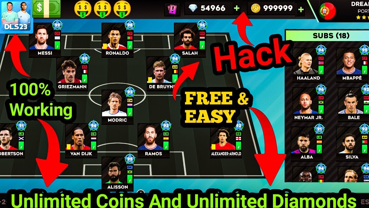 DLS 23 APK Mod (Unlimited money and coins) Download