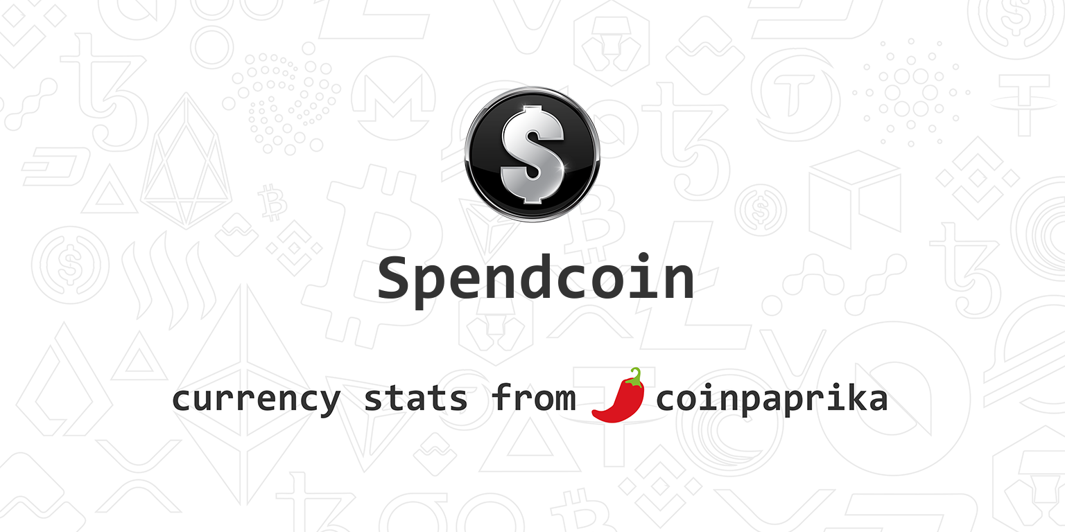 Spendcoin (SPND) live coin price, charts, markets & liquidity