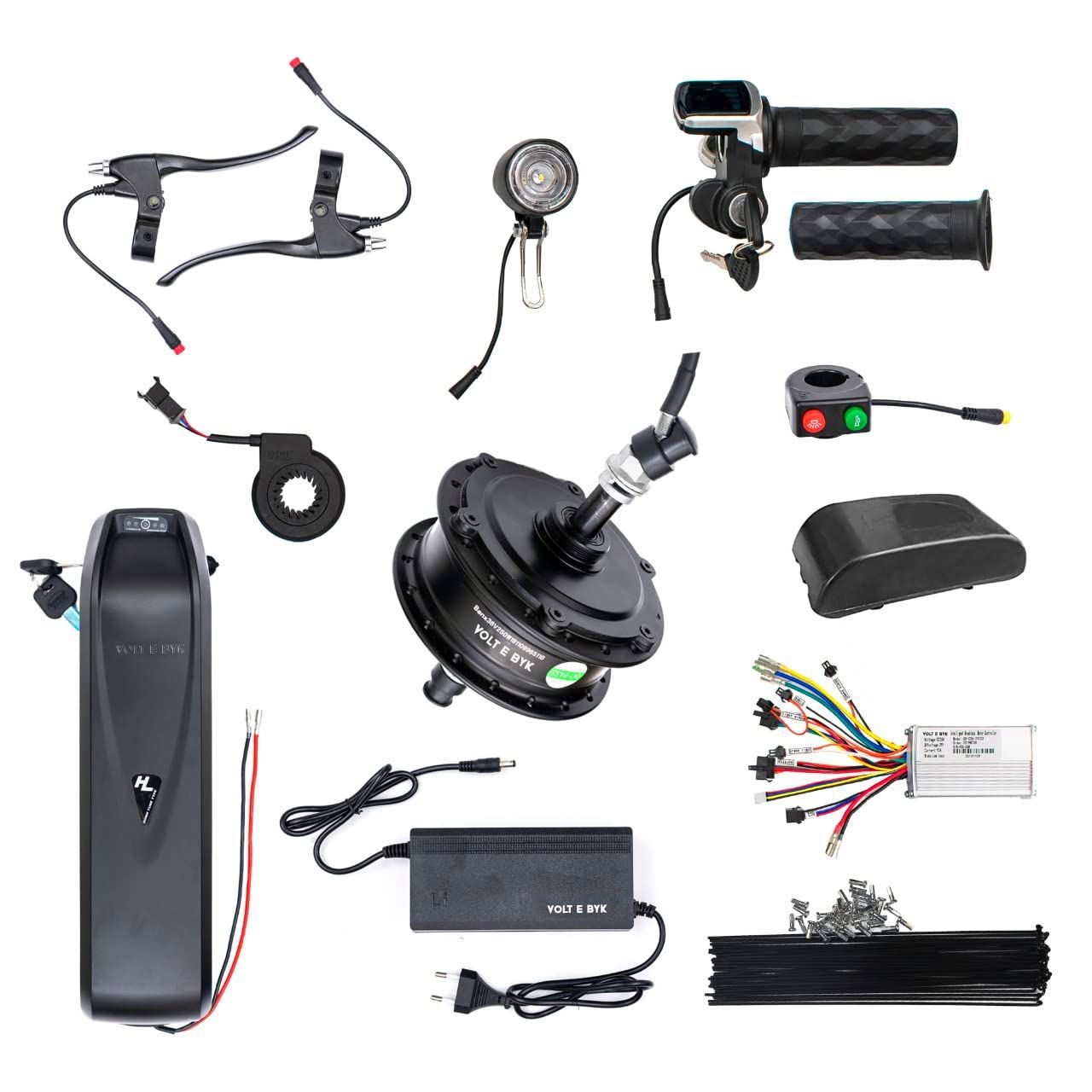 48volt watts Electric Bike Conversion Kit, with Thottle, Brake, Key | Myinnovation