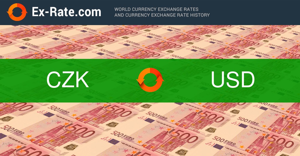 Currency Conversion of Czech Koruna to U.S. Dollar | Currency Converter