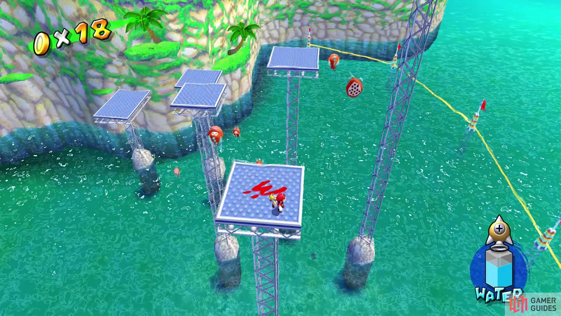 Super Mario Sunshine: 10 Hardest Blue Coins In The Game (& How To Get Them)