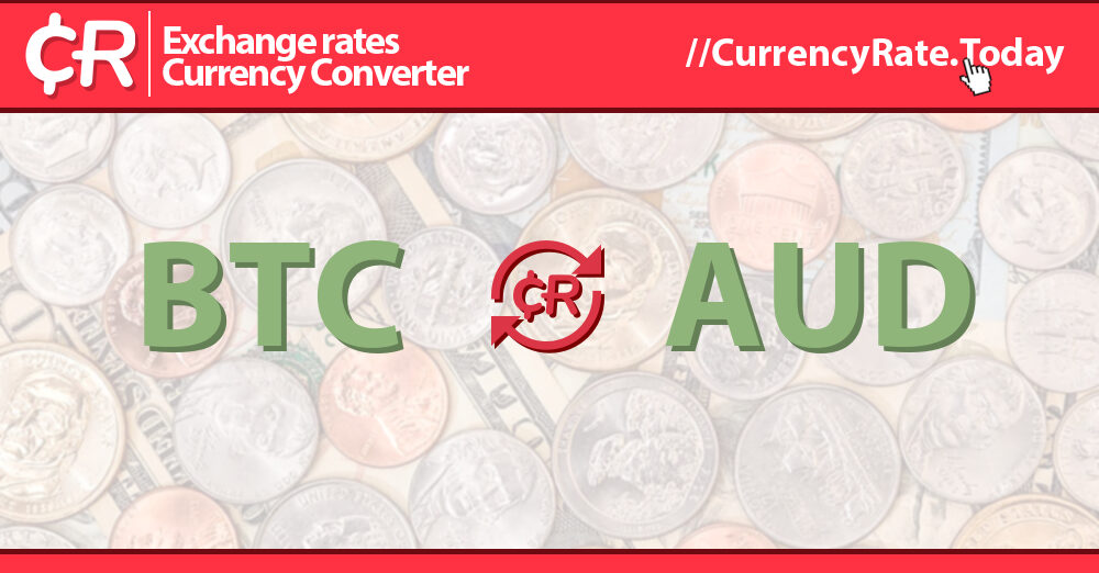 Convert Bitcoin to Australian Dollar | BTC to AUD currency converter - Valuta EX