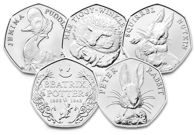 Royal Mint Beatrix Potter Coins