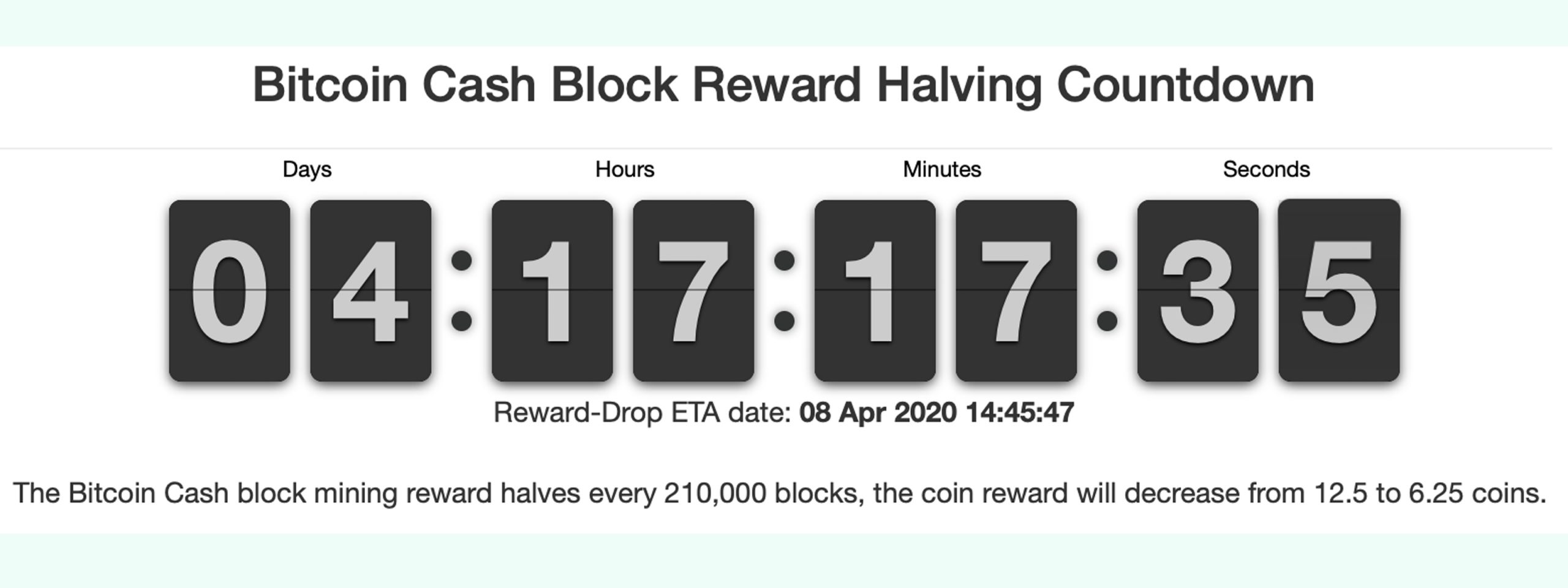 Crypto halving & forking countdowns. | NiceHash