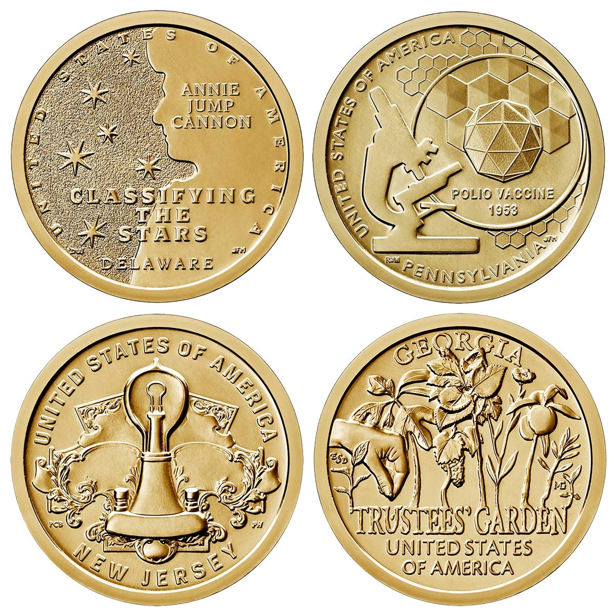 Value of United States of America Liberty One Dollar Coins