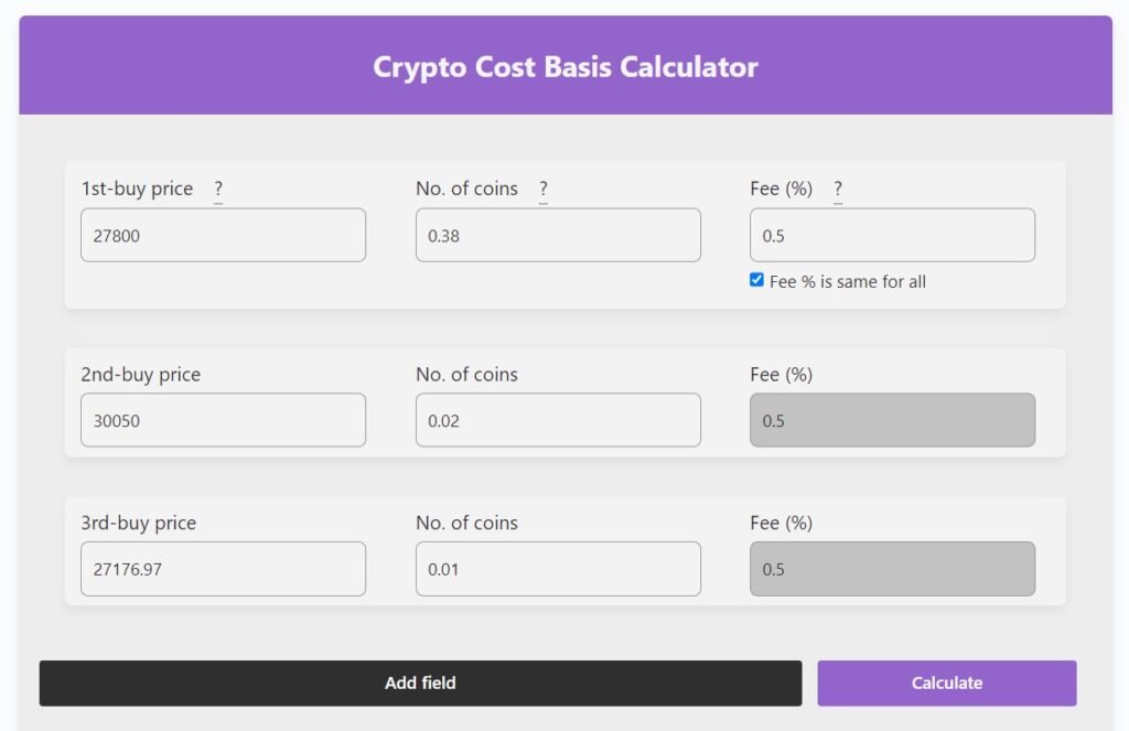 Bitcoin Tax Calculator - Calculate your tax on bitcoin