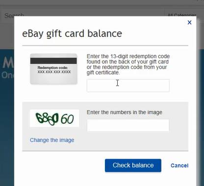 How To Check Ebay Gift Card Balance - Nosh