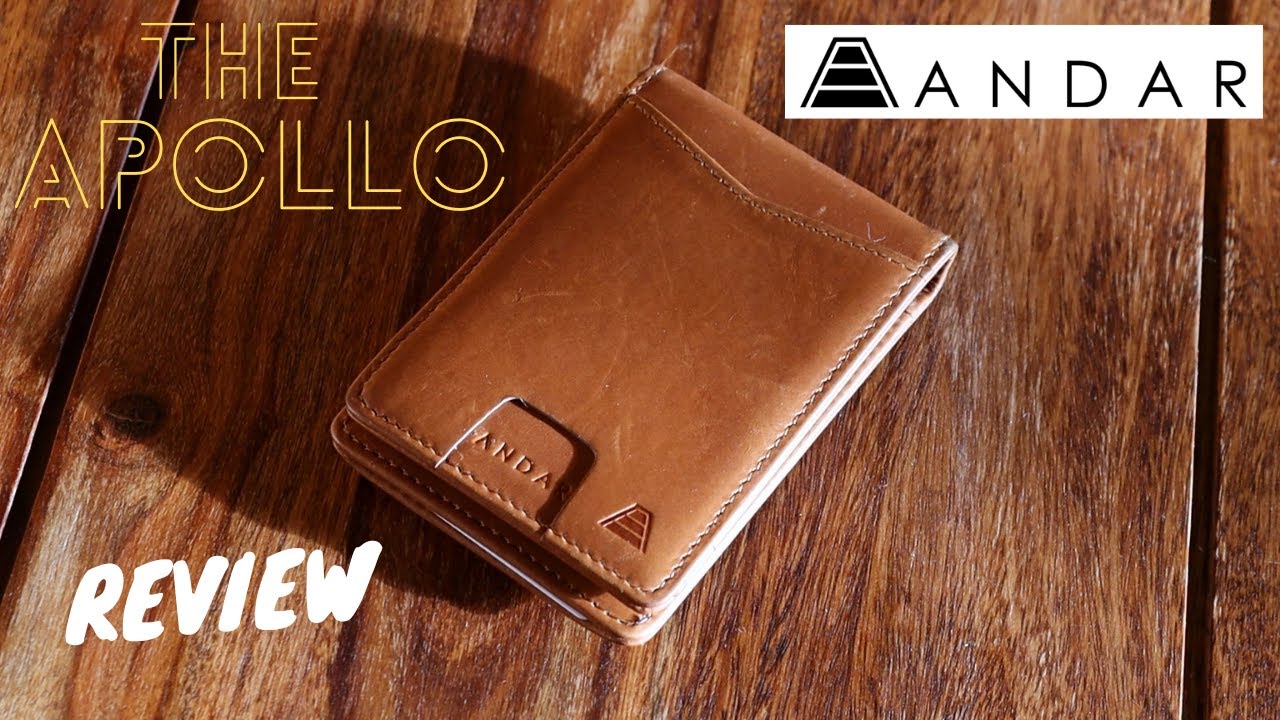 APOLLO - Men Brown Leather Card Holder Thin Money Clip Wallet – BeltNBags