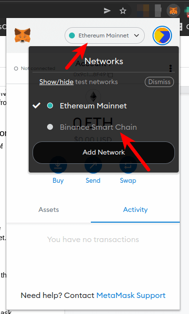 How To Transfer From ecobt.ru To Metamask (AVAX, BNB, ETH)
