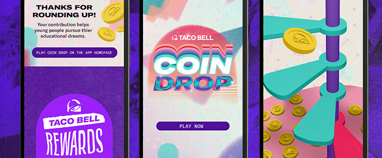 App Games - Coin Drop from Taco Bell drives Loyalty and Engagement