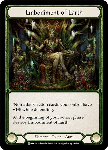 Embodiment of Earth // Shiver - Tales of Aria - Flesh and Blood TCG