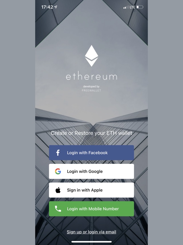 ‎Ethereum Wallet - Freewallet on the App Store