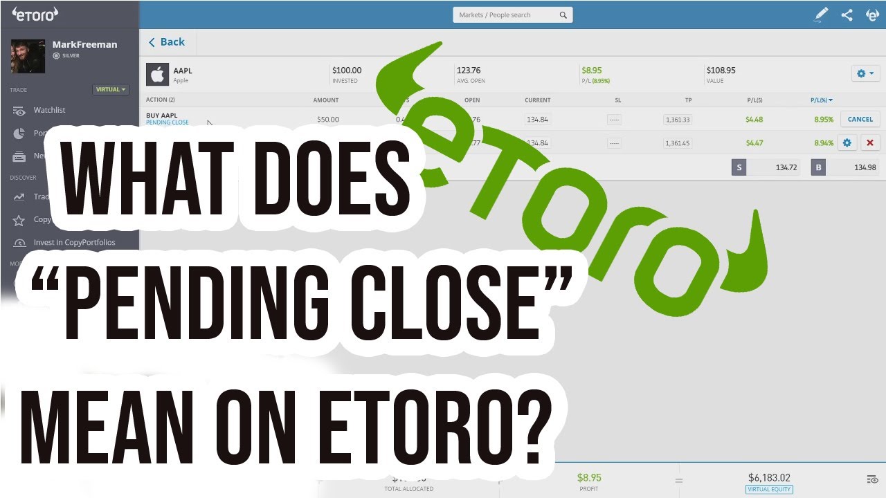 Risk of holding stocks overnight on eToro - Toro Demo Trading
