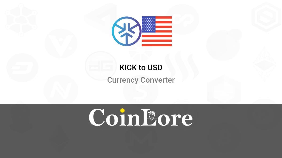 Kick Token Price Today - KICK to US dollar Live - Crypto | Coinranking