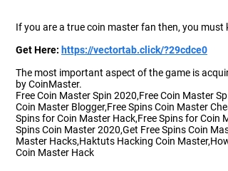 Coin Master Free Spins and Coins Daily Links (12+ Working Links)