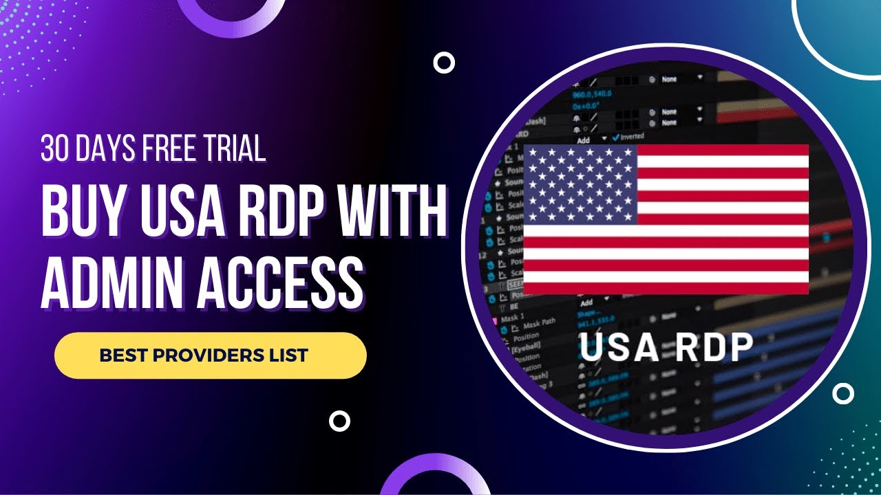 Buy RDP at Cheap Price with Admin Access, Free Setup!