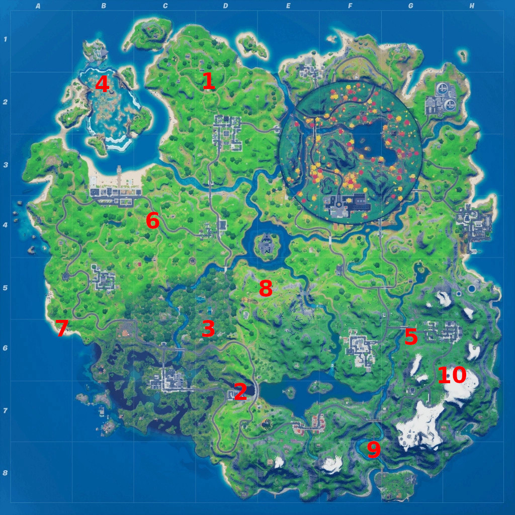 Fortnite Chapter 2 Season 4 Week 3 XP Coin Locations - Gamer Journalist