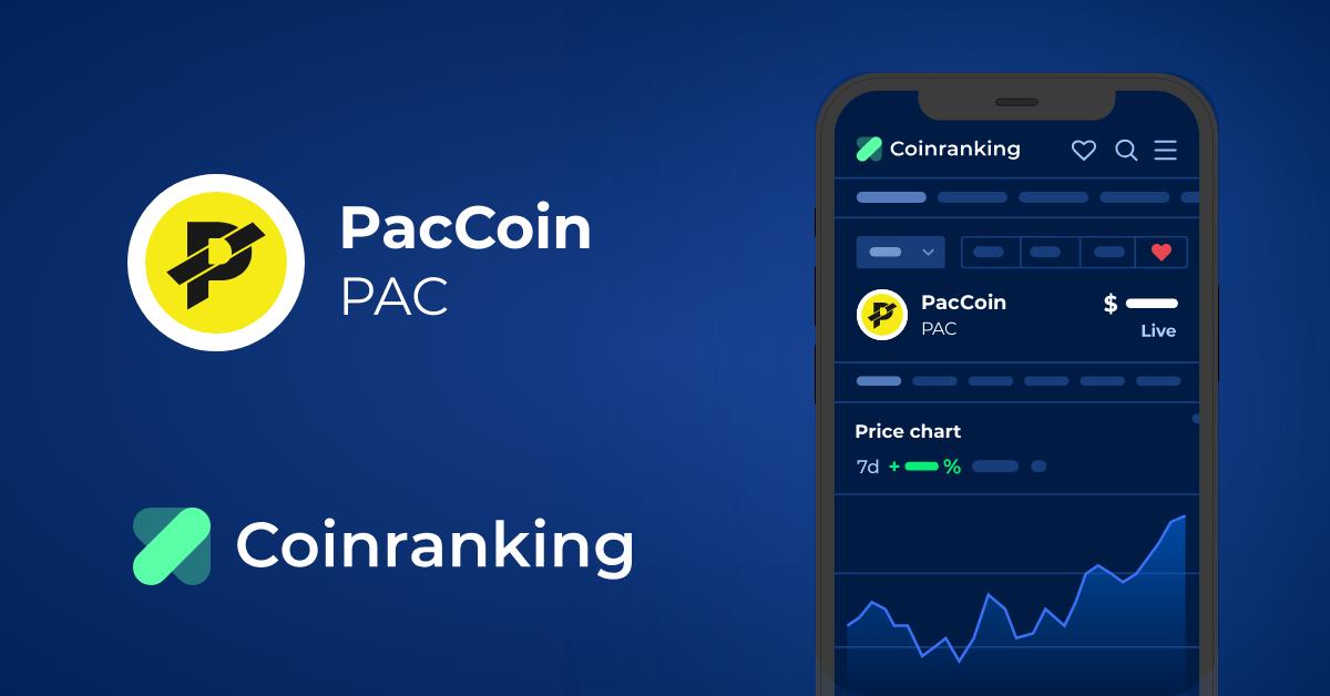 PAC Protocol Price Today - PAC Price Chart & Market Cap | CoinCodex