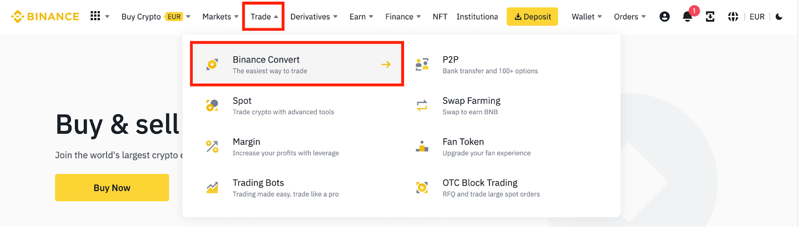 How To Swap Crypto For Another Crypto On Binance - Breet Blog