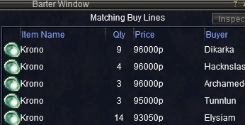 Enjoying the higher Krono prices? | EverQuest Forums