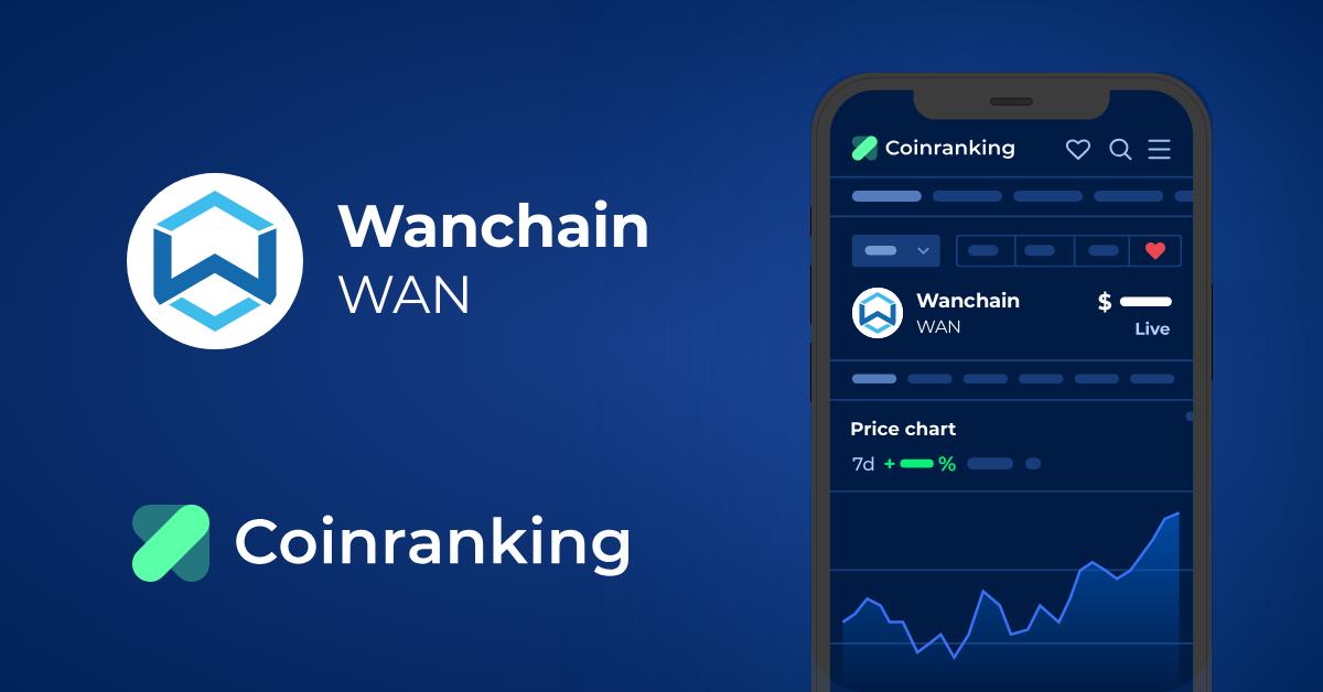 Wanchain price now, Live WAN price, marketcap, chart, and info | CoinCarp