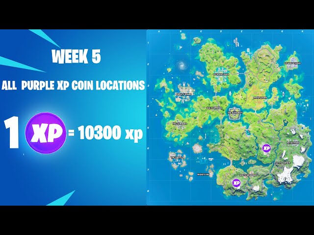 All Fortnite Season 3 Week 5 XP Coin Locations