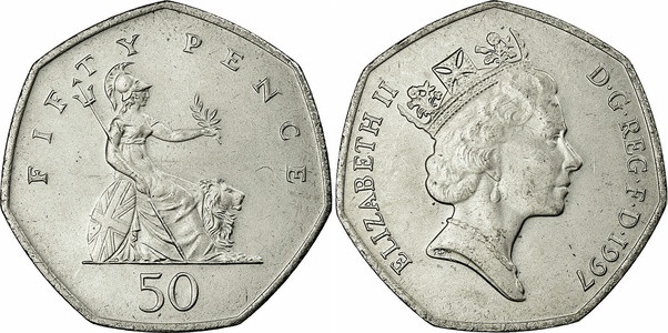 Fifty pence (British coin) - Wikipedia