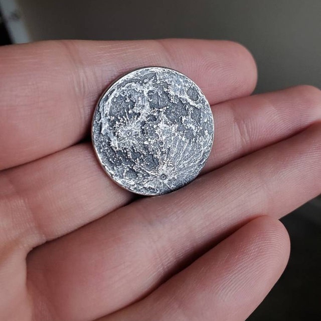 Shire Post Mint Full Moon Coin - Silver | Worry Coin | Urban EDC