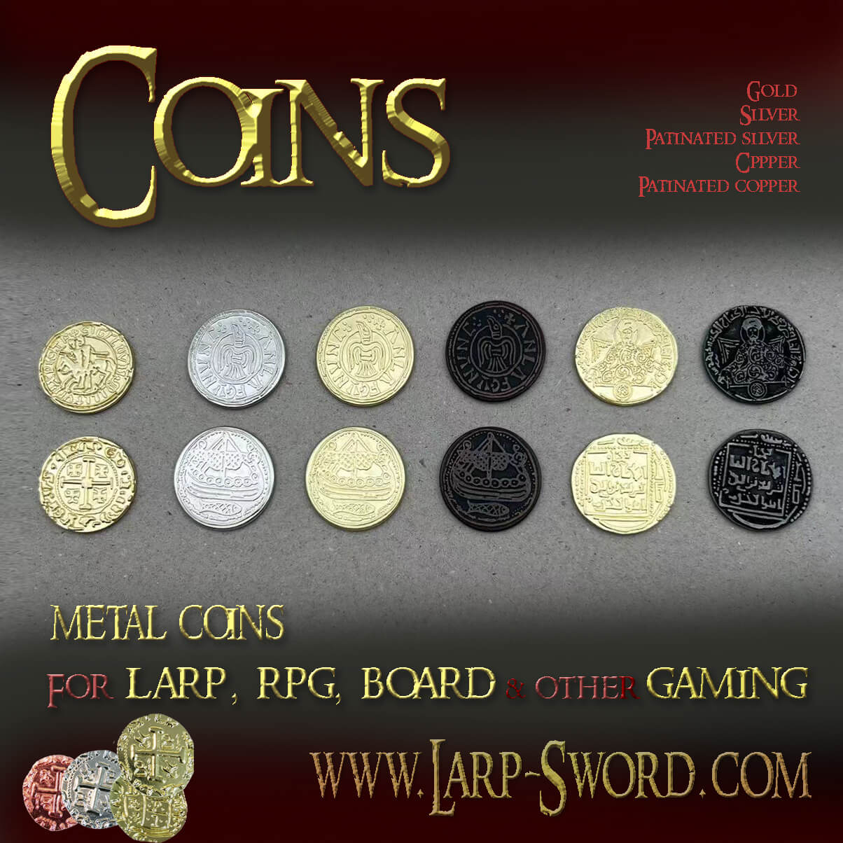 Destinies: Medieval Metal Coins - Lucky Duck Games