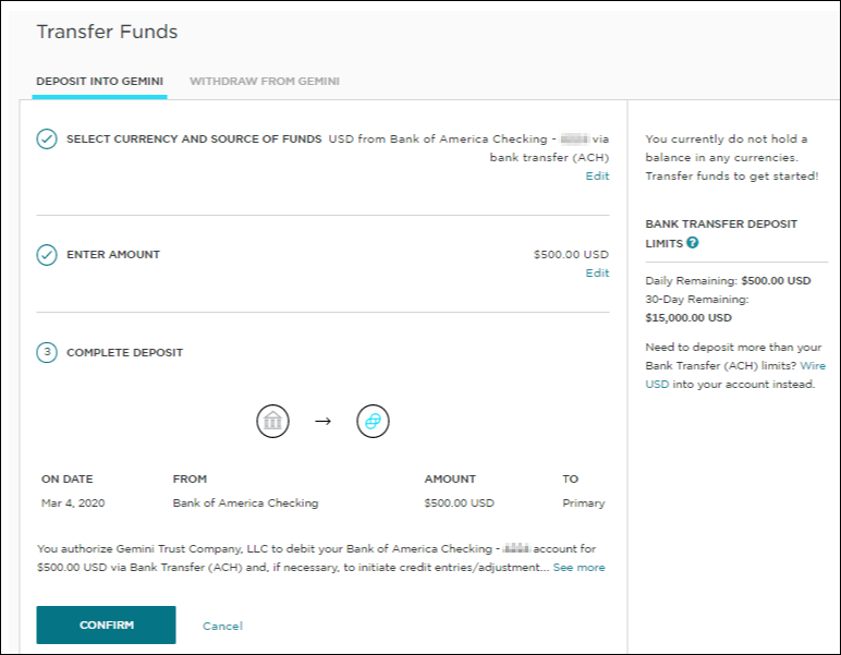 How to Withdraw Money From Gemini - Zengo