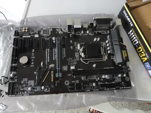 GA-HD3A Gigabyte LGA Intel H Cryptocurrency Mining 2xDDR4 Motherboard