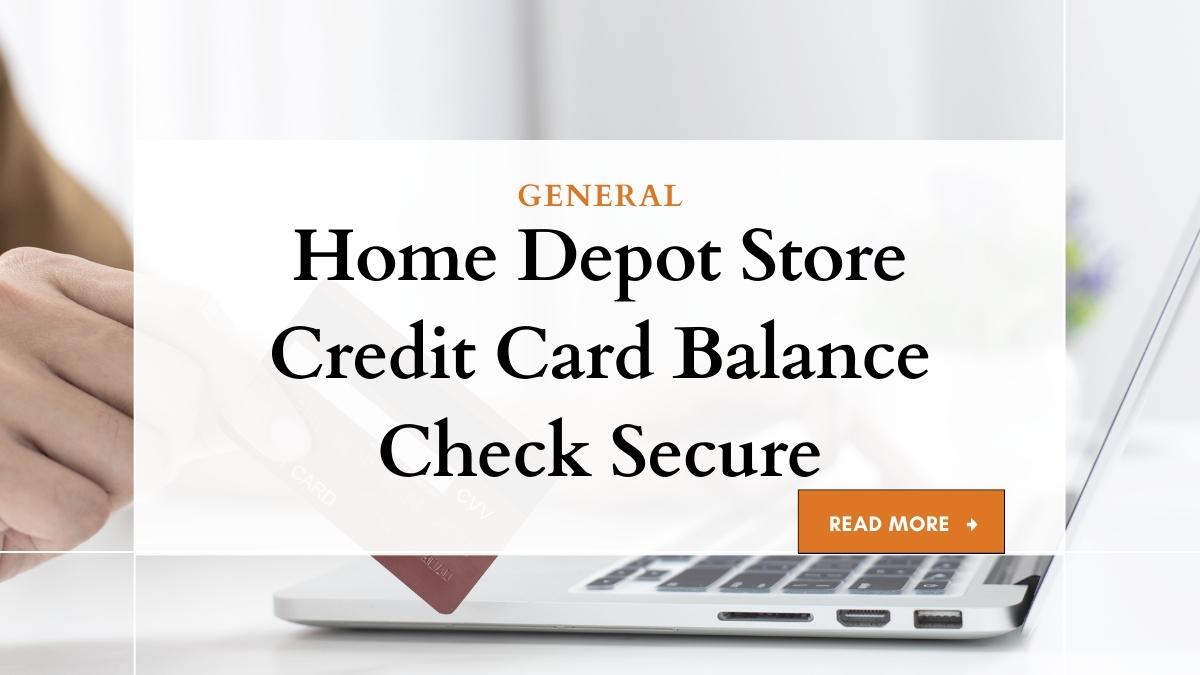 Home Depot Credit Card: Log In or Apply