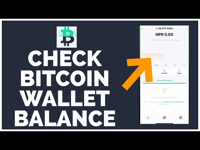 Check Bitcoin Wallet Balance - Material Bitcoin